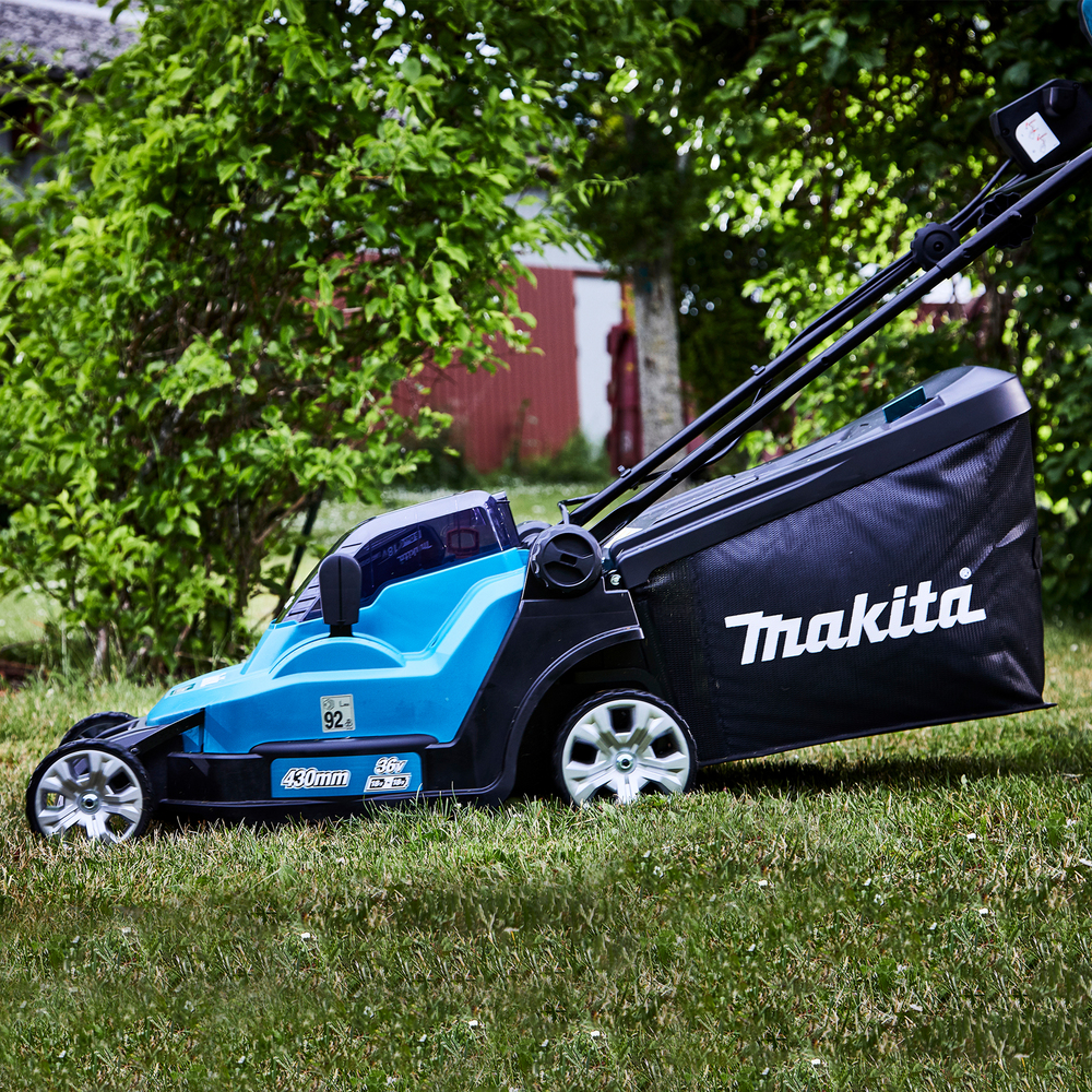 Makita Akku-Rasenmäher 2x18V LXT 43cm Schnittbreite - DLM432PT2