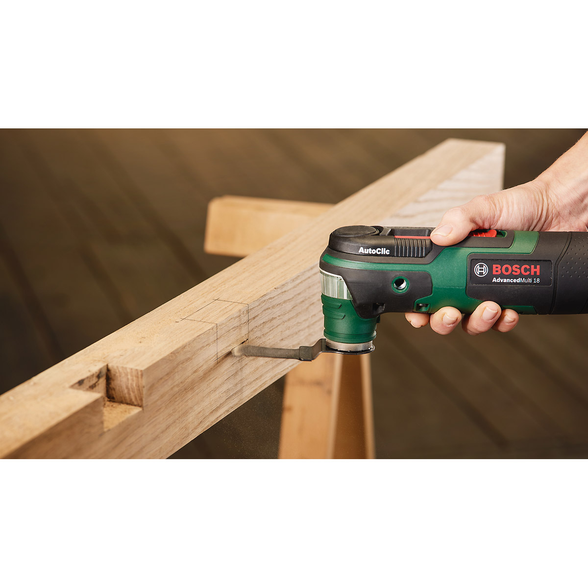 Bosch Akku-Multifunktionswerkzeug AdvancedMulti 18, mit 1 x PBA 18V 2.5 Ah Akku