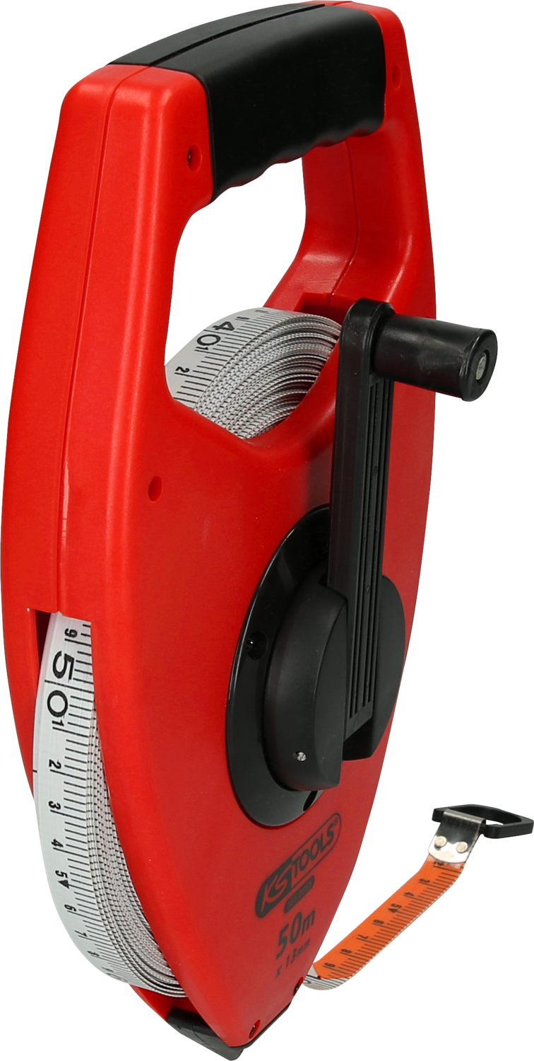 KS Tools Rahmenbandmaß mit gelbem Stahlband, Kunststoffgehäuse