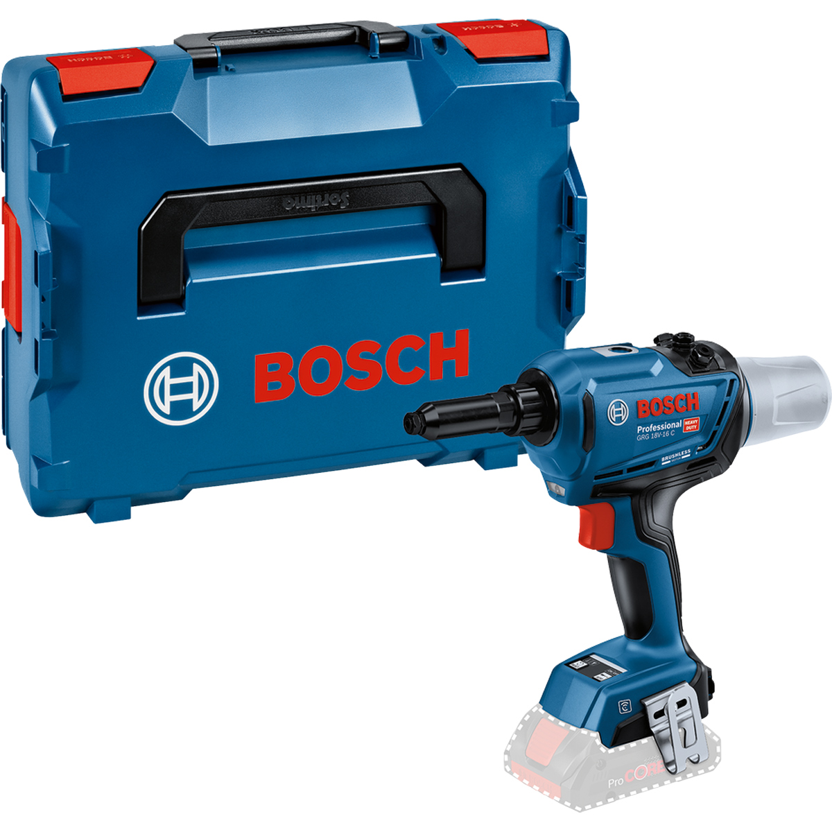 Bosch Akku-Nietpistole GRG 18V-16 C 2xPC4