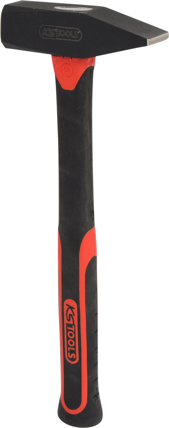 KS Tools Schlosserhammer mit Fiberglasstiel