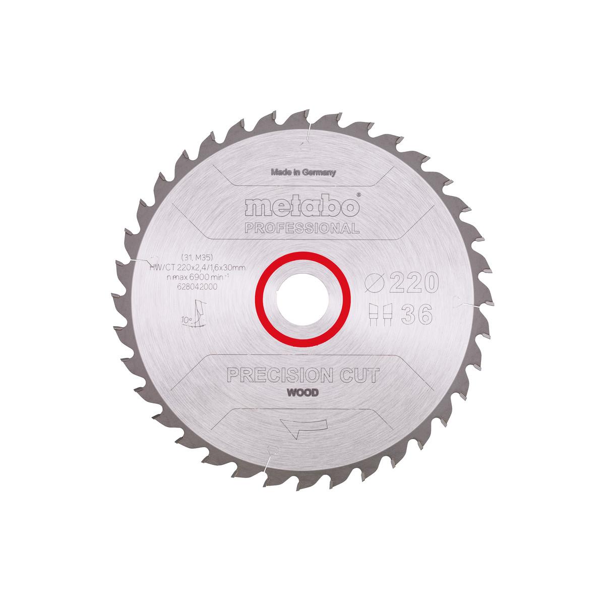 Metabo Sägeblatt precision cut wood - professional WZ 10°
