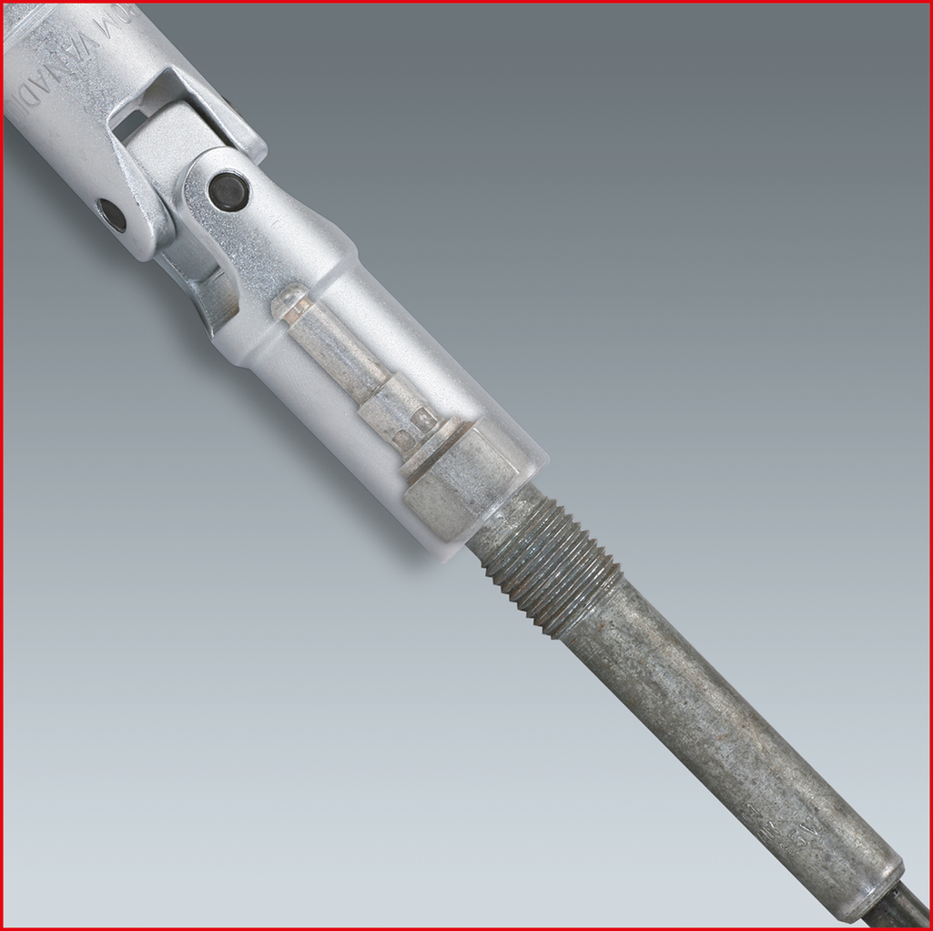 KS Tools 3/8" Glühkerzen-Gelenknuss-Satz, kurz, 6-tlg