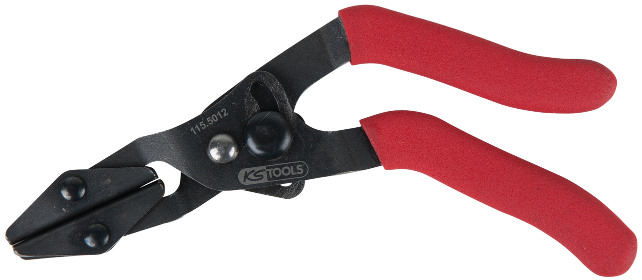 KS Tools Stufenlose-Abklemmzange abgewinkelt, Ø 20,0 mm