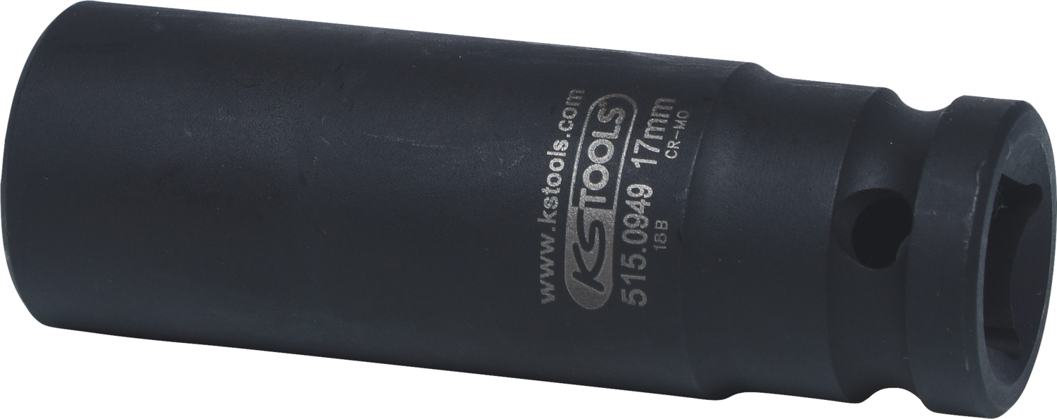 KS Tools 1/2" 12-kant-Kraft-Stecknuss, lang