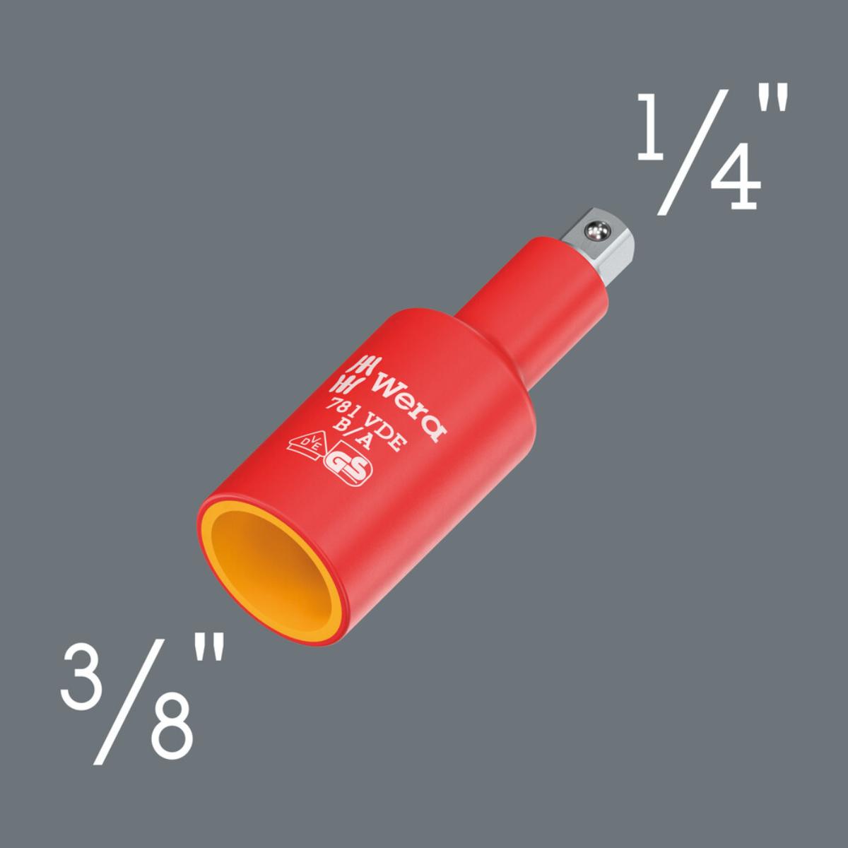Wera 781 B/A VDE-Verbindungsteil, isoliert, 3/8"