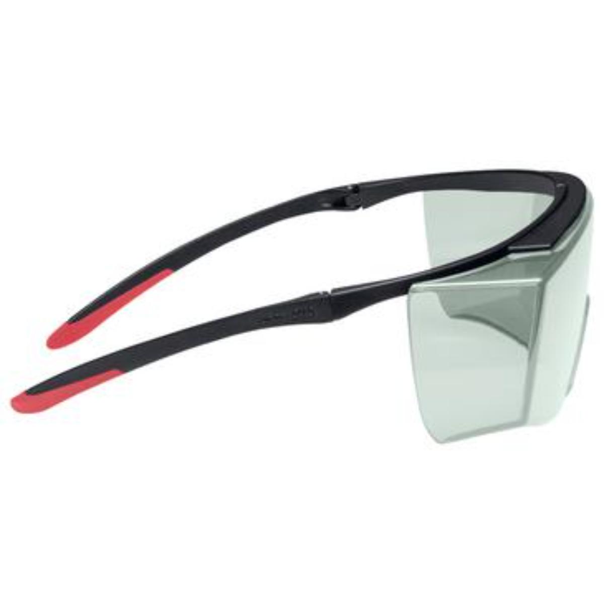 uvex Überbrille super f OTG Infrarotschutz 1,7 schwarz, rot
