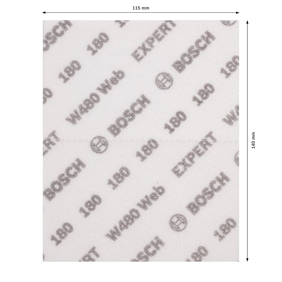 Bosch EXPERT Schleifblatt ExW480 web