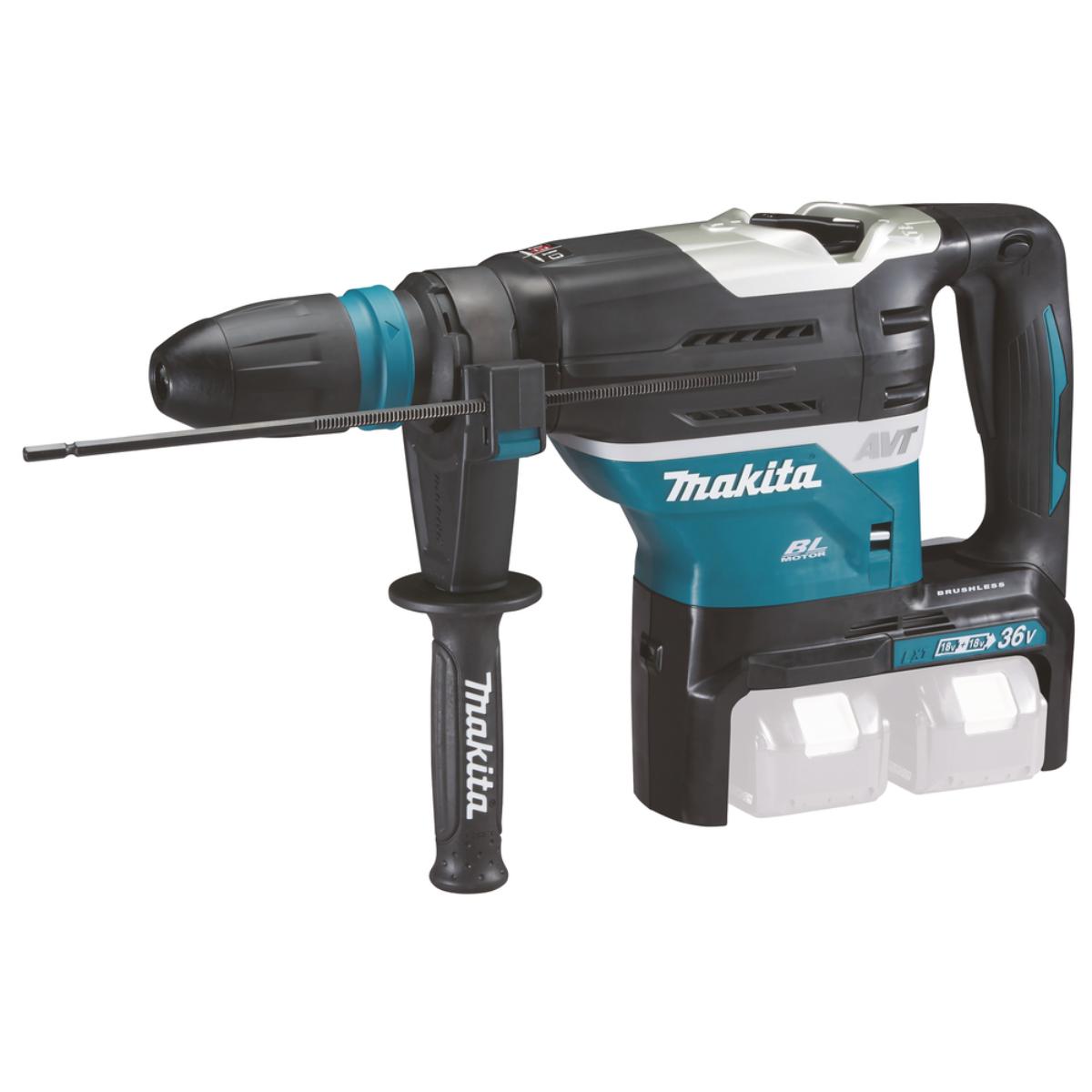Makita Akku-Kombihammer 2x18V - SDS-MAX - 40 mm - 8,0 J - DHR400ZKUN