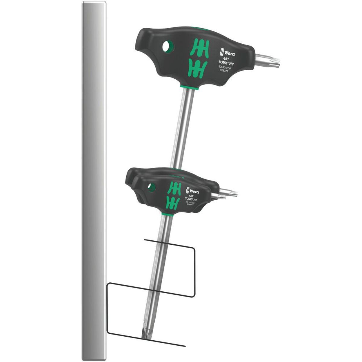 Wera 467/7 TORX HF Set 2 Schraubendrehersatz Quergriff TORX Schraubendreher + Haltefunktion, 7-tlg
