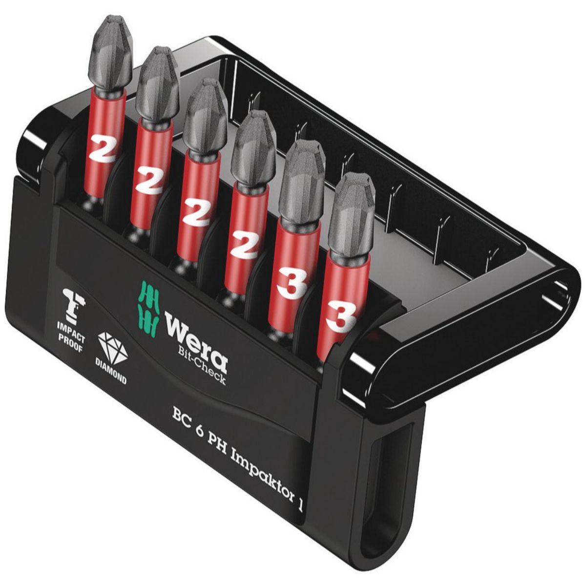 Wera Bit-Check 6 PH Impaktor 1, 6-teilig