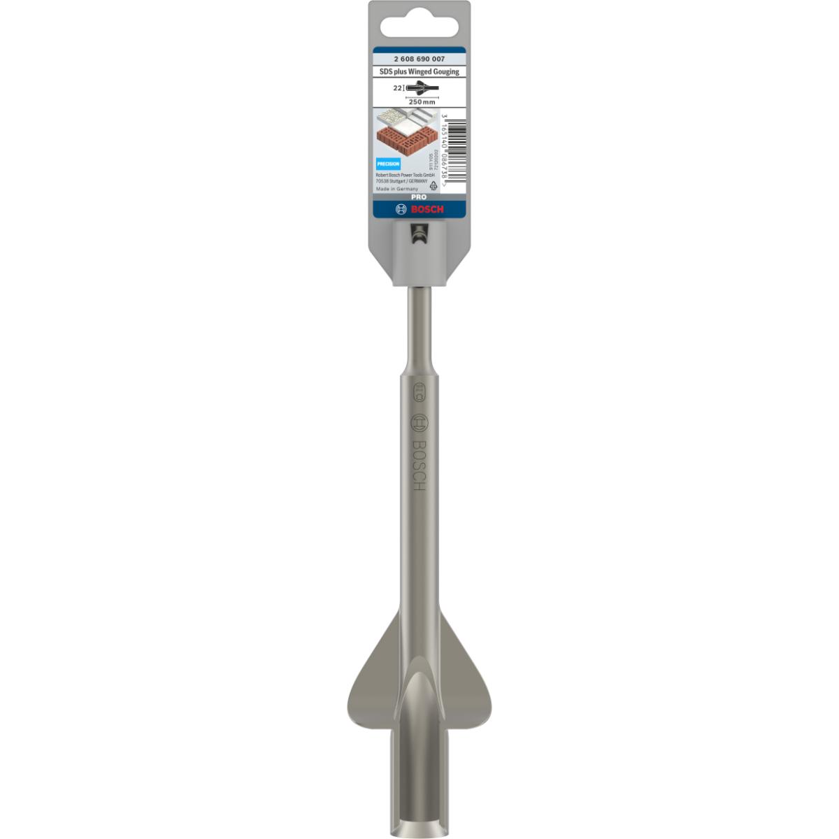 Bosch PRO Flügel-/Kanalmeißel SDS plus, 250 x 22 mm