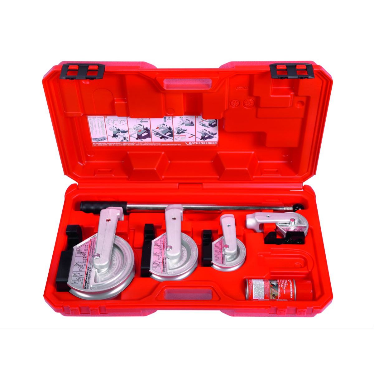 Rothenberger ROBEND H+W Plus Set, Biegegerät, 12-15-18-22mm