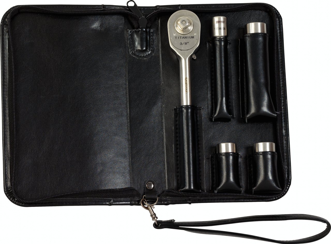KS Tools 3/8" TITANplus Steckschlüsselnuss-Satz, 5-tlg