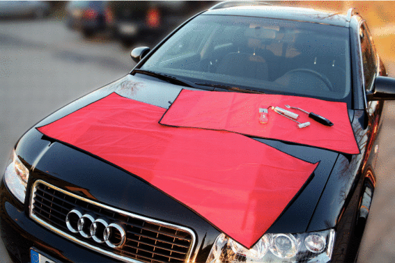 KS Tools Fahrzeugschoner mit Antirutschmatte
