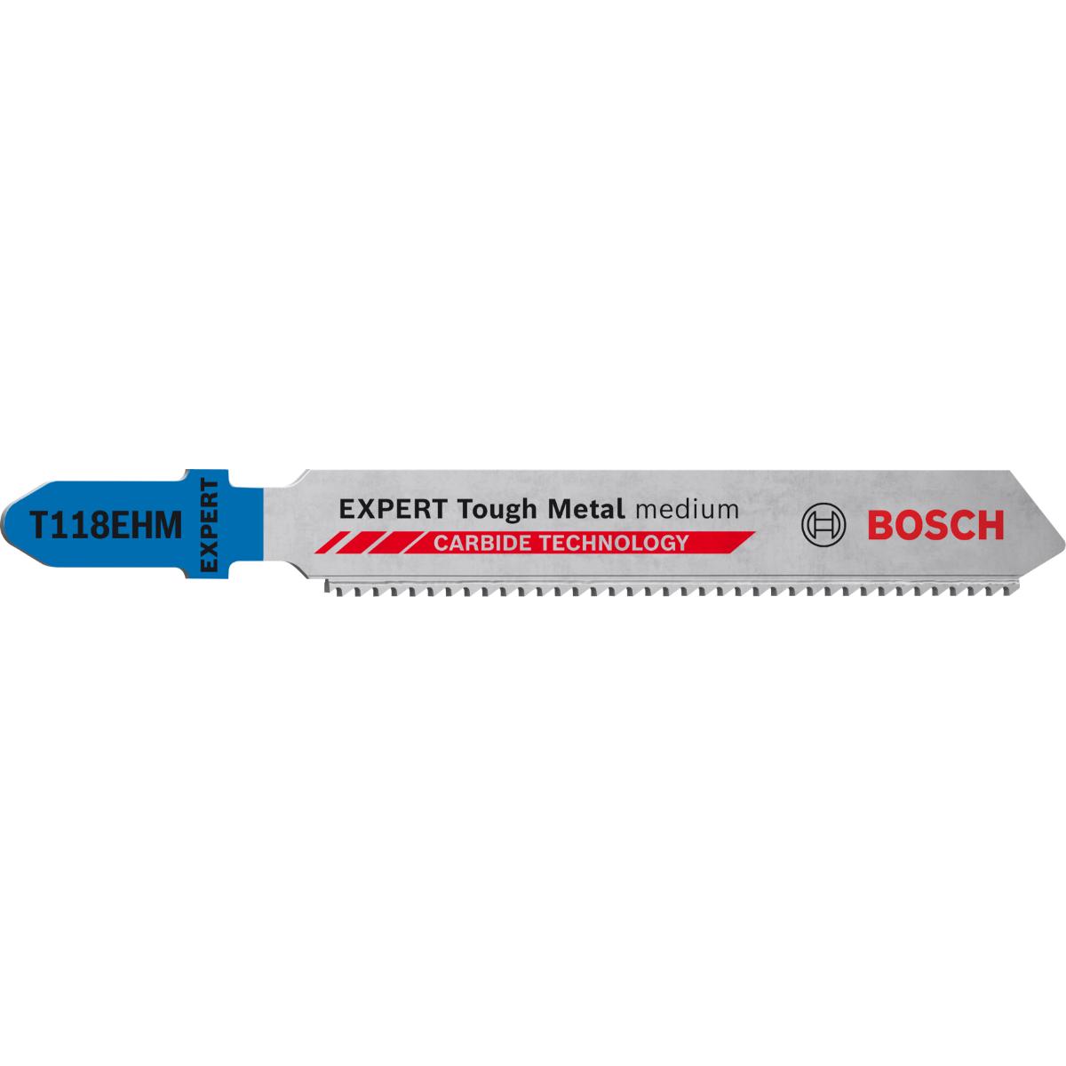 Bosch EXPERT ‘Stainless Steel’ T 118 EHM Stichsägeblatt, 3 Stück
