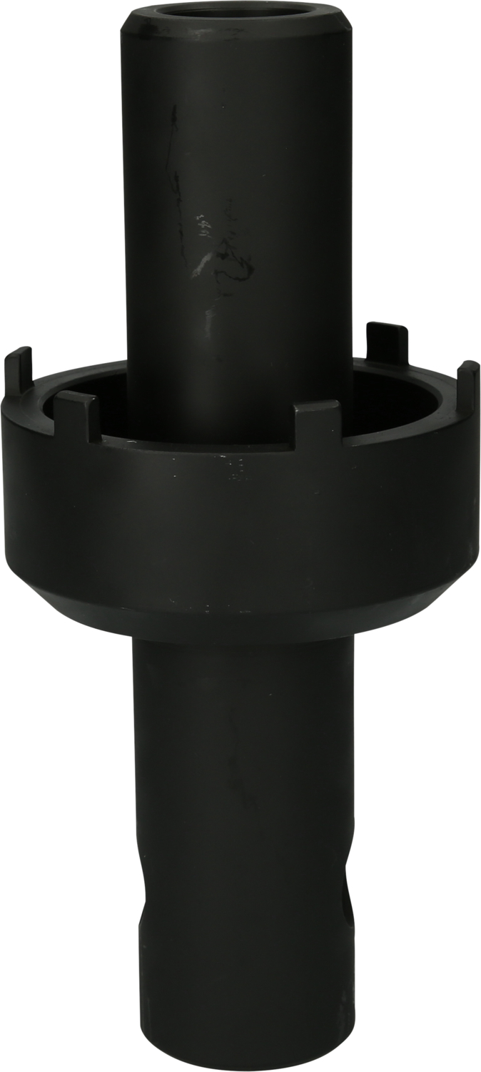 KS Tools 3/4" Nutmuttern-Schlüssel mit 6 Zapfen, Führungsrohr für Mercedes-Trailer-Achsen, Innenzapf