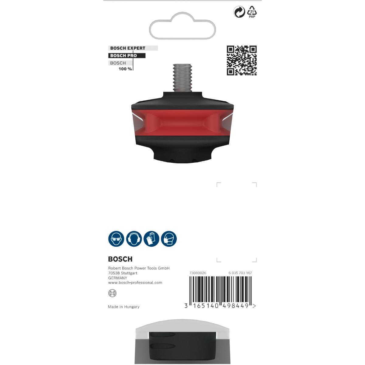 Bosch PRO Handgriff M 10 mit Vibration Control, passend zu PWS 700-115 PWS 720-115