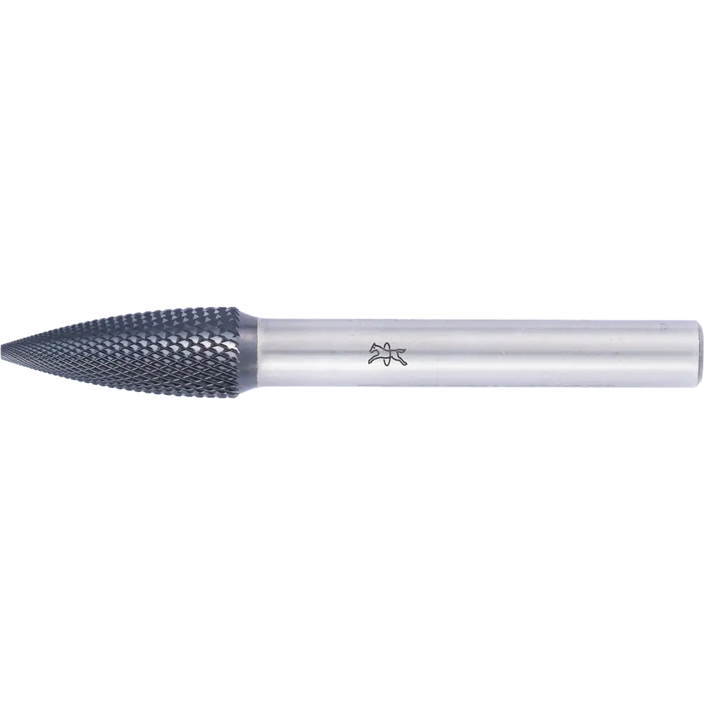 PFERD TOOLS Hartmetall Hochleistungsfrässtift MICRO Spitzbogen SPG Ø 08x20mm Schaft-Ø 6mm HICOAT beschichtet für die Feinbearbeitung
