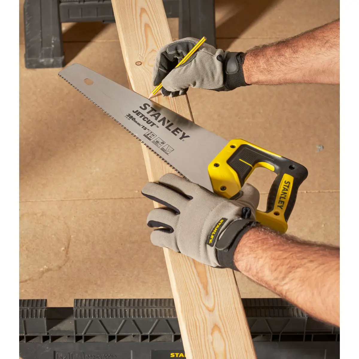 STANLEY JETCUT Handsäge 380mm 7TPI