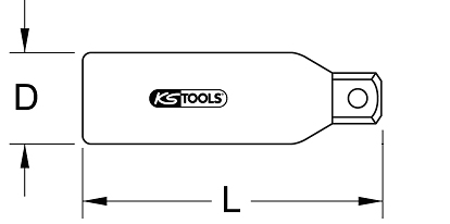 KS Tools Reduzieradapter mit Schutzisolierung