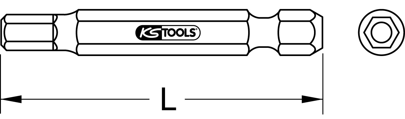 KS Tools 1/4" Bit 