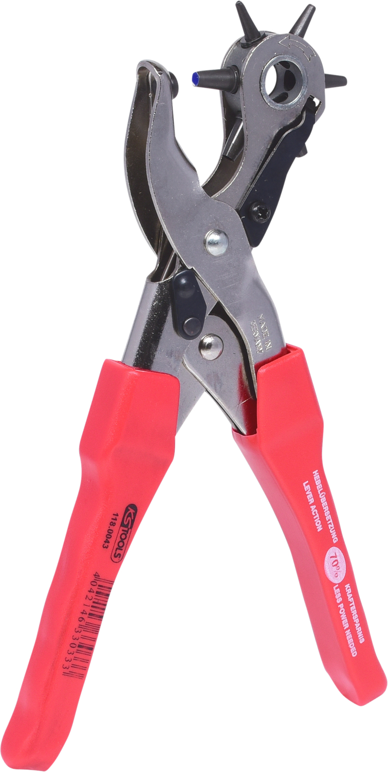 KS Tools Revolverlochzange, hebelübersetzt, 250mm
