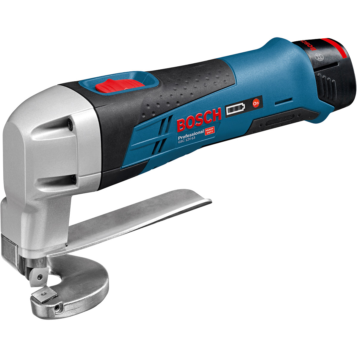 Bosch Akku-Blechschere GSC 12V-13, mit 2 x 2.0 Ah Li-Ion Akku, L-BOXX