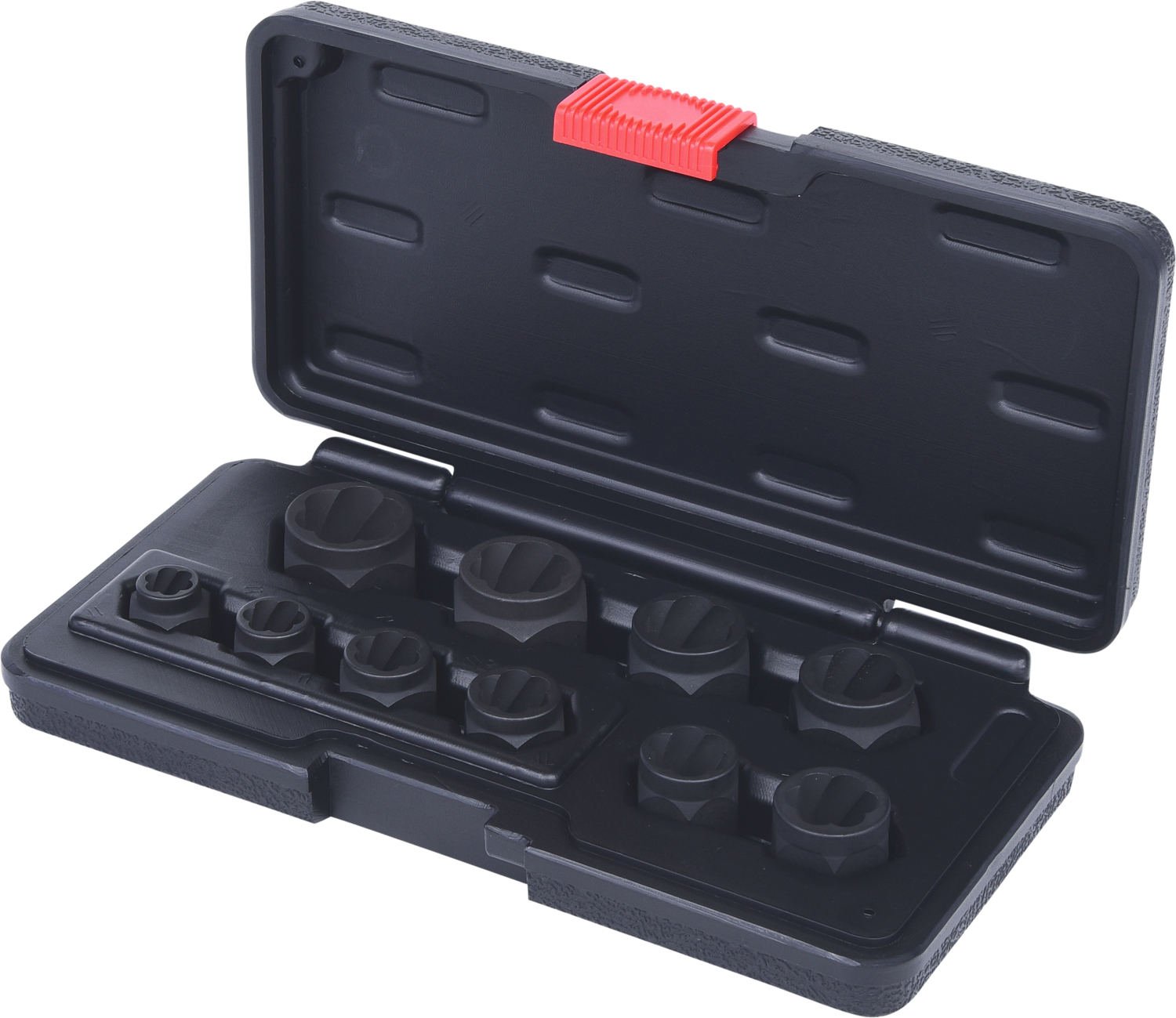 KS Tools Spiral-Profil-Steckmuttern-Satz, 10-tlg, M8-M19