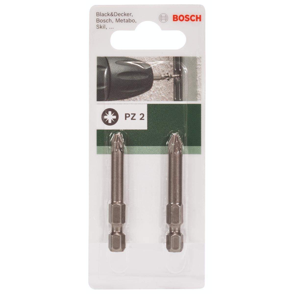 Bosch Schrauberklinge für Pozidriv-Kreuzschlitzschrauben (PZ2)