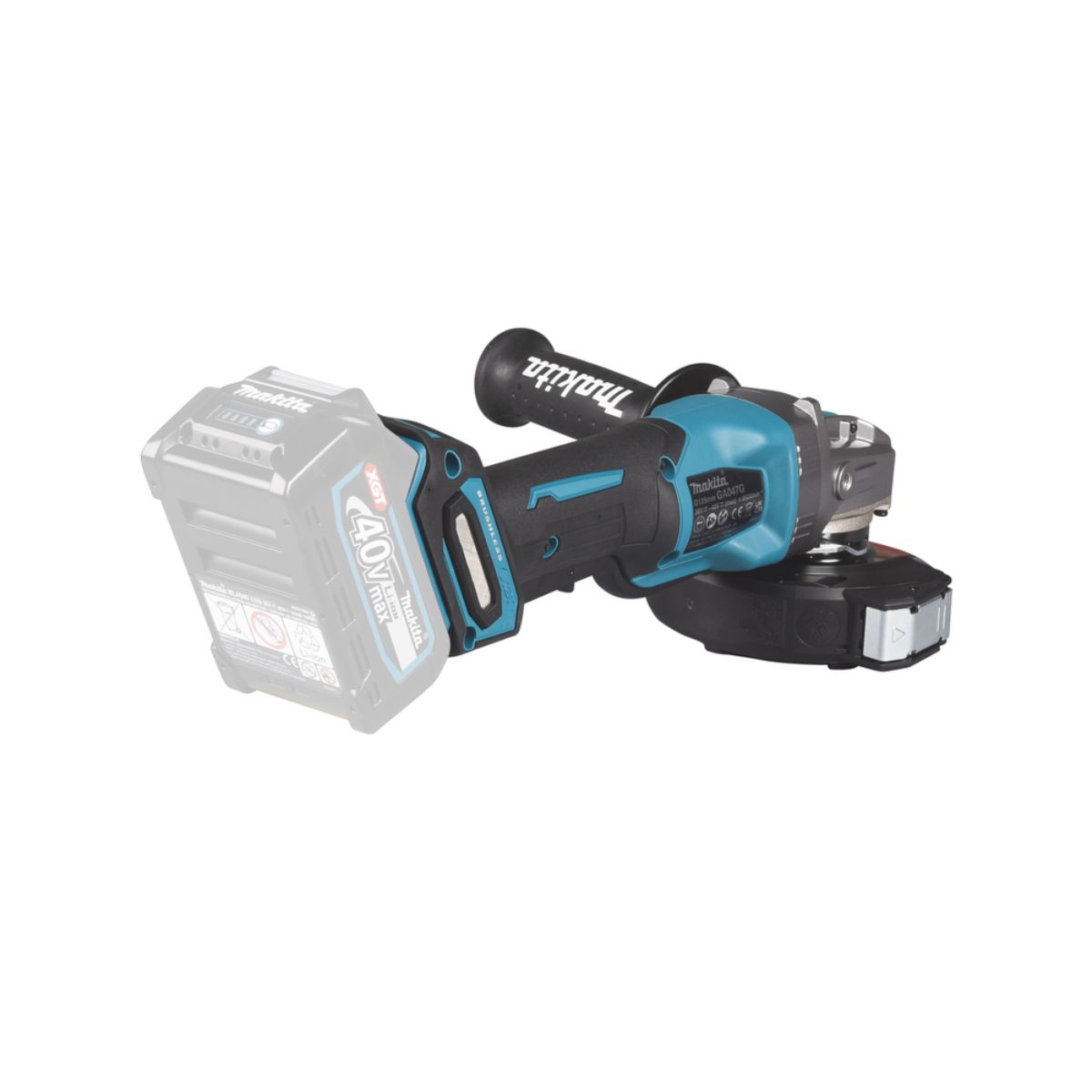 Makita Akku-Winkelschleifer 40V max. (ohne Akku, ohne Ladegerät) GA047GZ