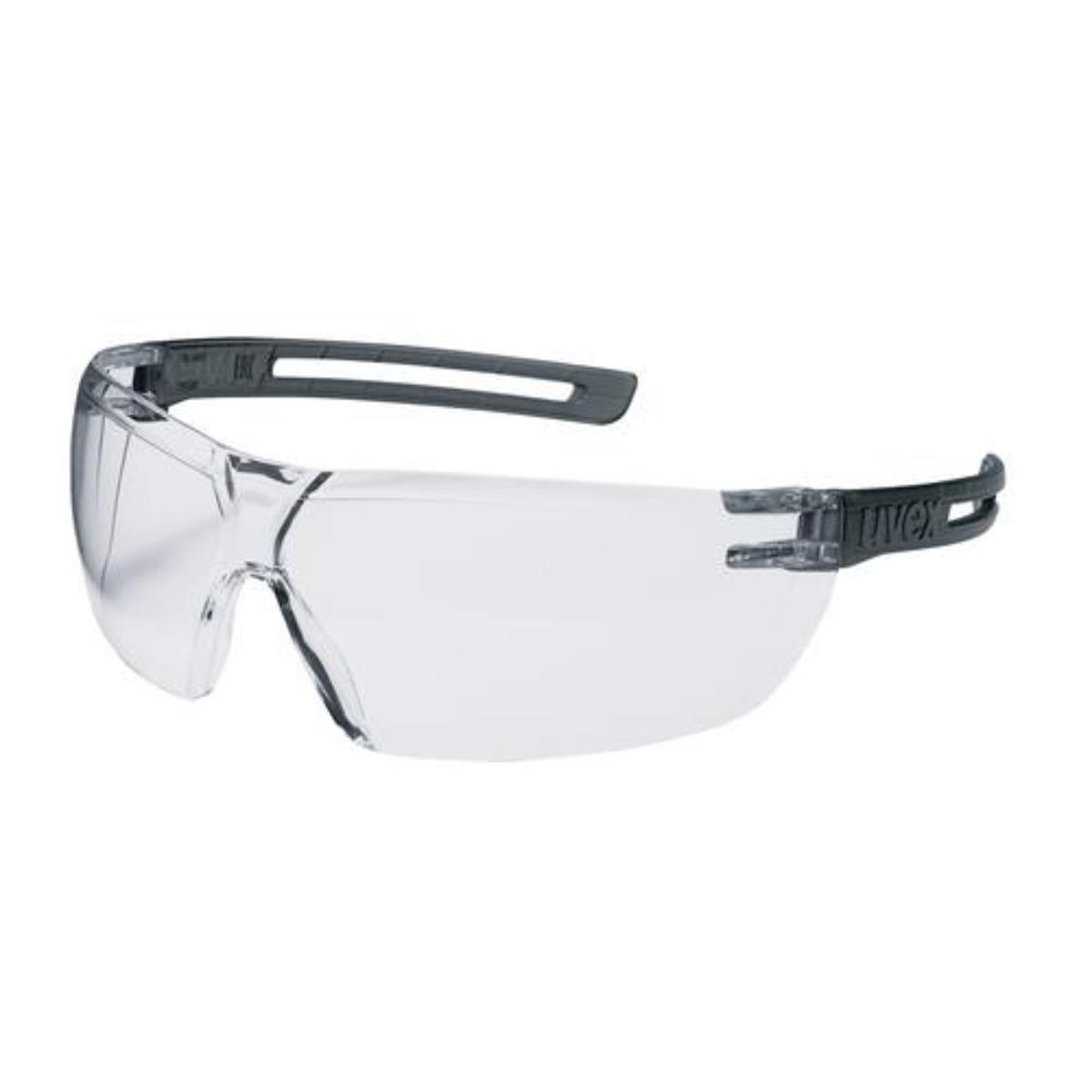 uvex Bügelbrille x-fit grau translucent