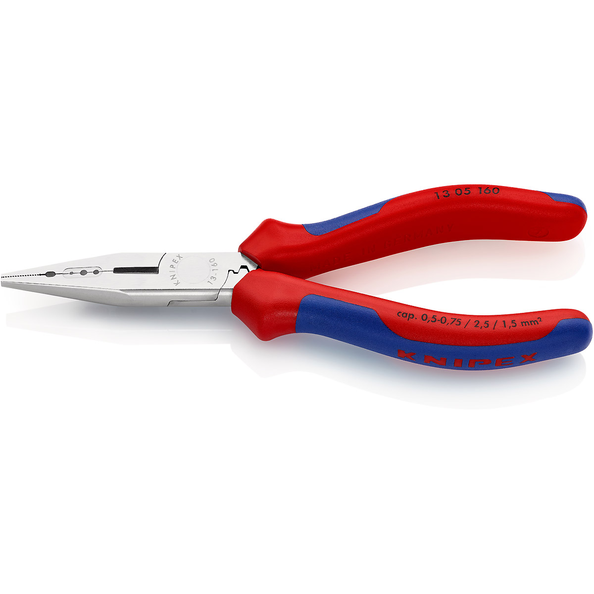 KNIPEX Verdrahtungszange verchromt