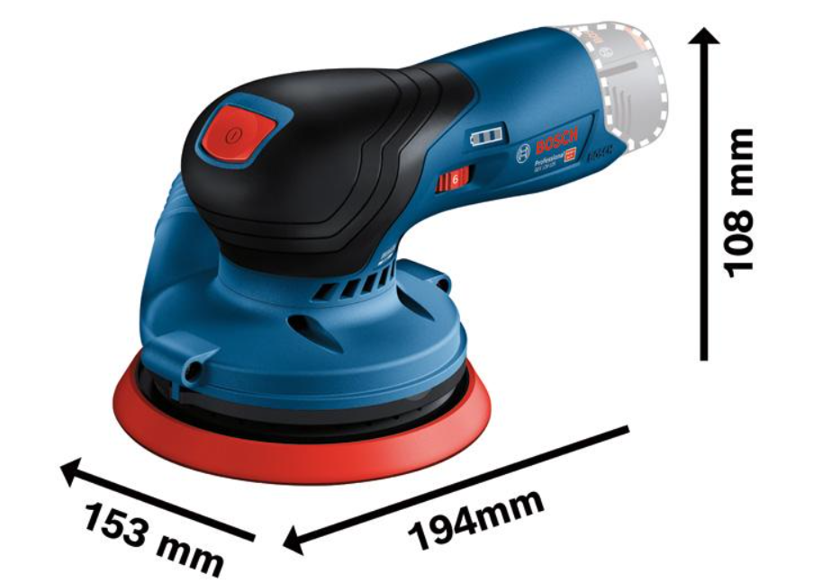 Bosch Akku-Exzenterschleifer GEX 12V-125 in L-BOXX