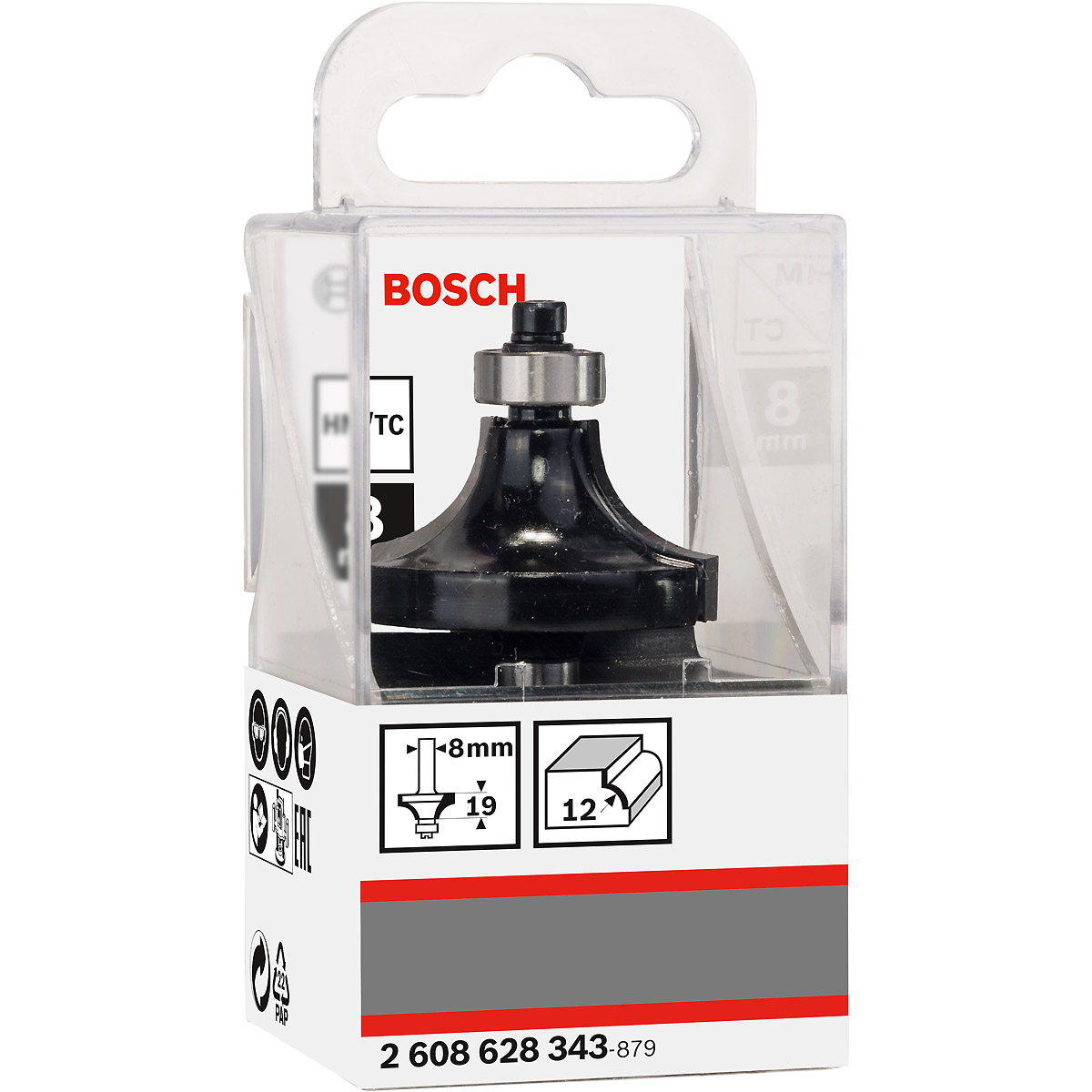 Bosch PRO Abrundfräser 8mm Schaft