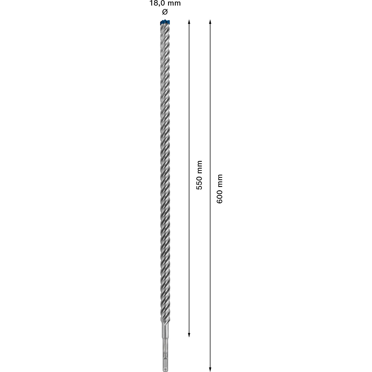 Bosch EXPERT SDS plus-7X Hammerbohrer, für Bohrhämmer ø 18 mm