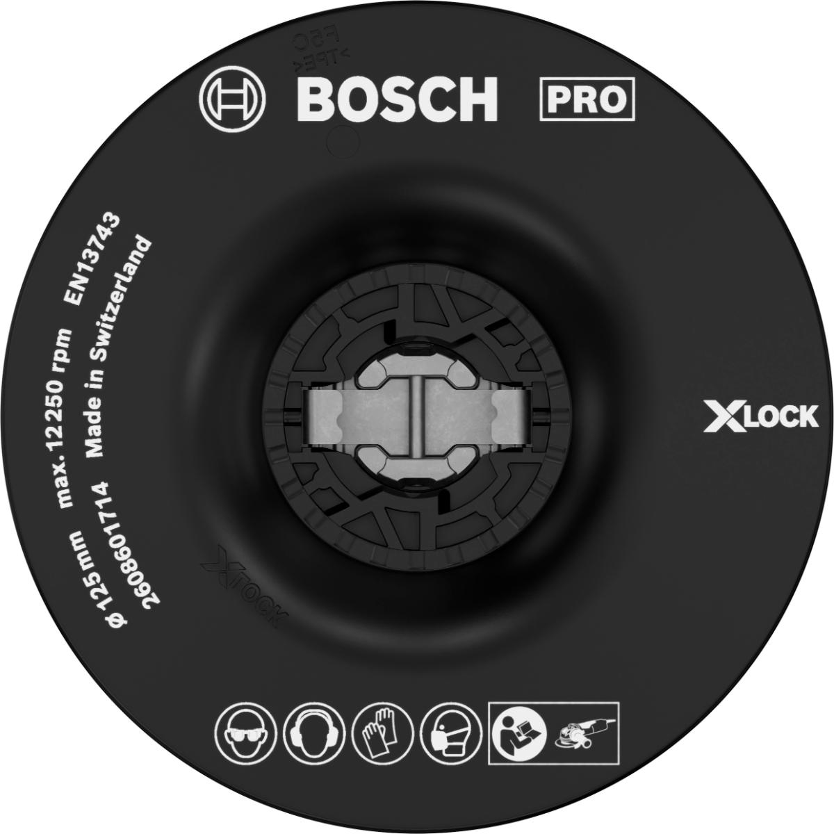 Bosch PRO X-LOCK Stützteller, weich, 115 mm