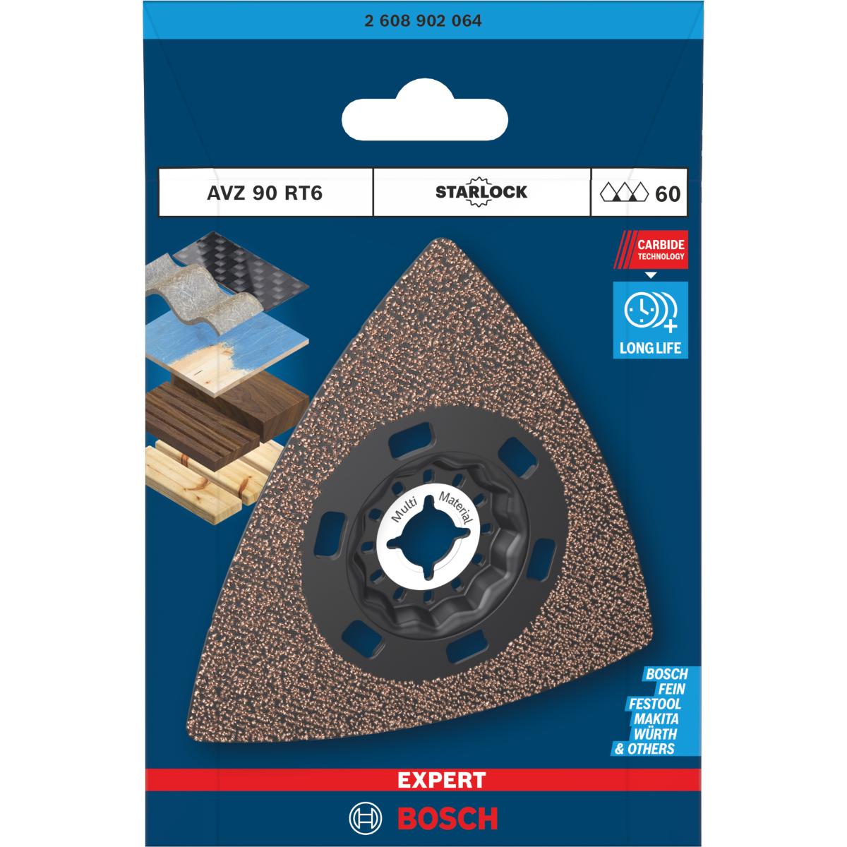 Bosch EXPERT AVZ 90 RT6 Schleifplatte, 90 mm