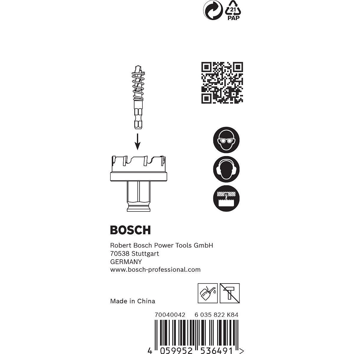 Bosch EXPERT Power Change Plus Blech-Zentrierbohrer