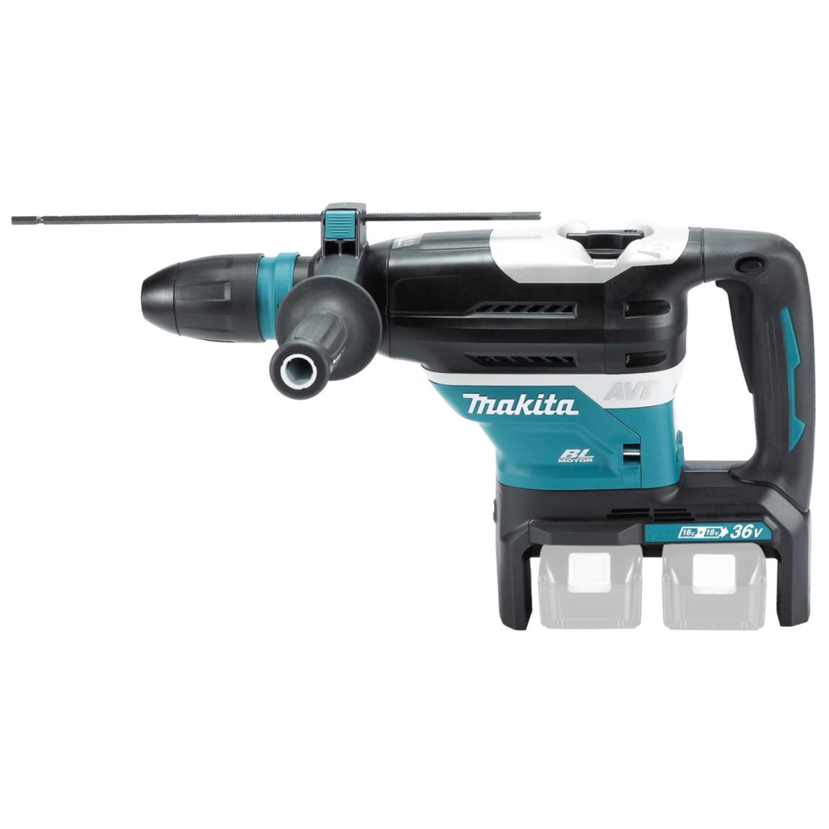 Makita Akku-Kombihammer 2x18V - SDS-MAX - 40 mm - 8,0 J - DHR400ZKUN