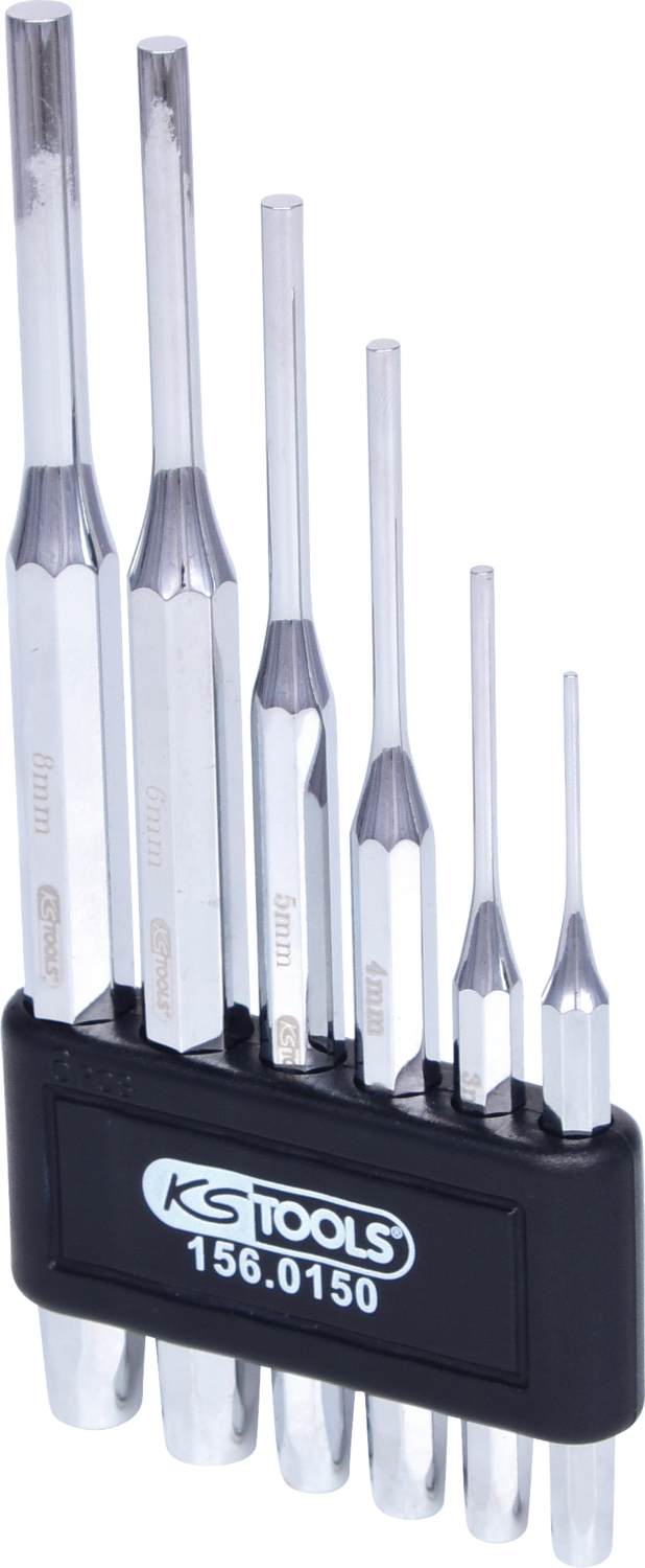 KS Tools Splintentreibersatz, hochglanz verchromt, 6-tlg
