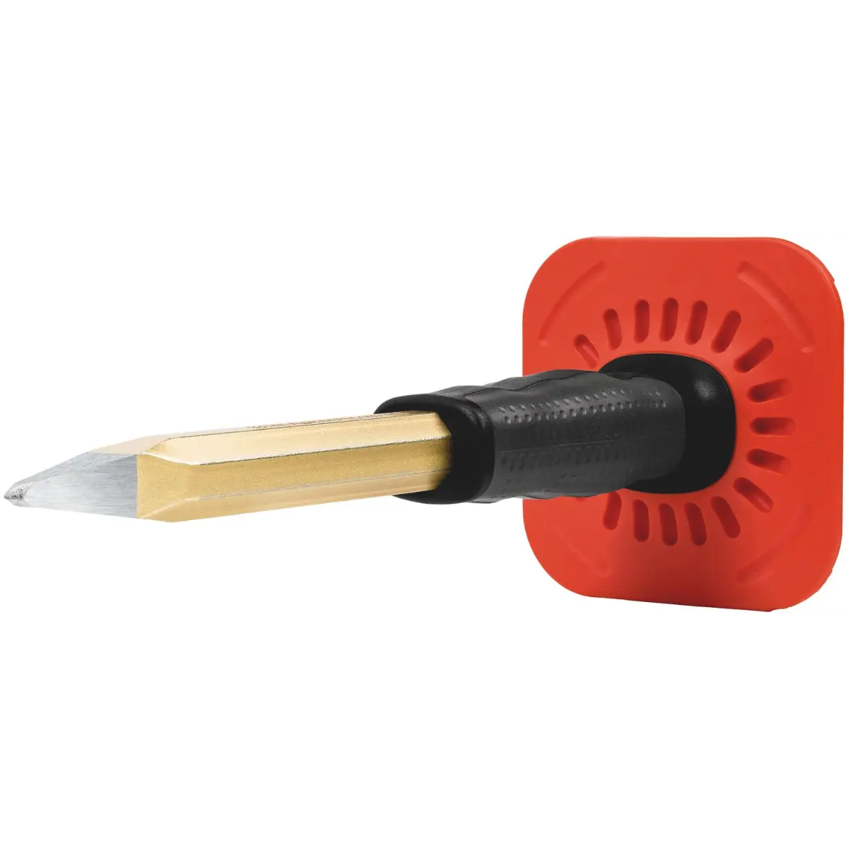 Rennsteig Spitzmeißel mit Handschutz 250 mm, 8-kant 16 mm, poliert