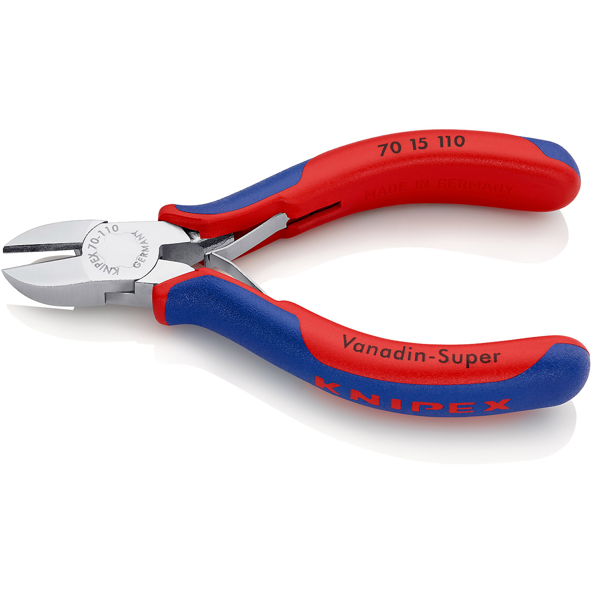 KNIPEX Seitenschneider mit Mehrkomponenten-Griff und Öffnungsfeder