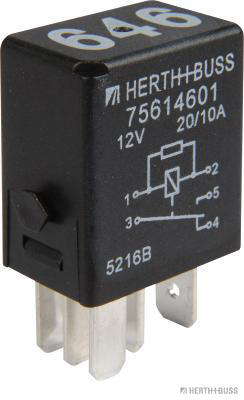 HERTH&BUSS Multifunktionsrelais, 12 V, 10 - 20 A, 5 pins, Widerstand