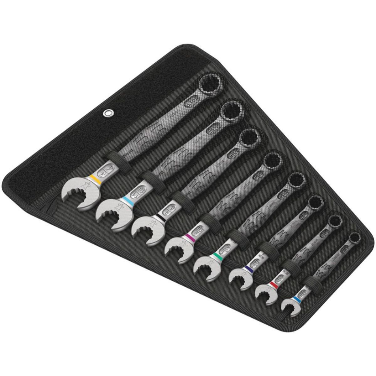 Wera 6003 Joker 8 Imperial Set 1 Ringmaulschlüssel-Satz, zöllig, 8-teilig