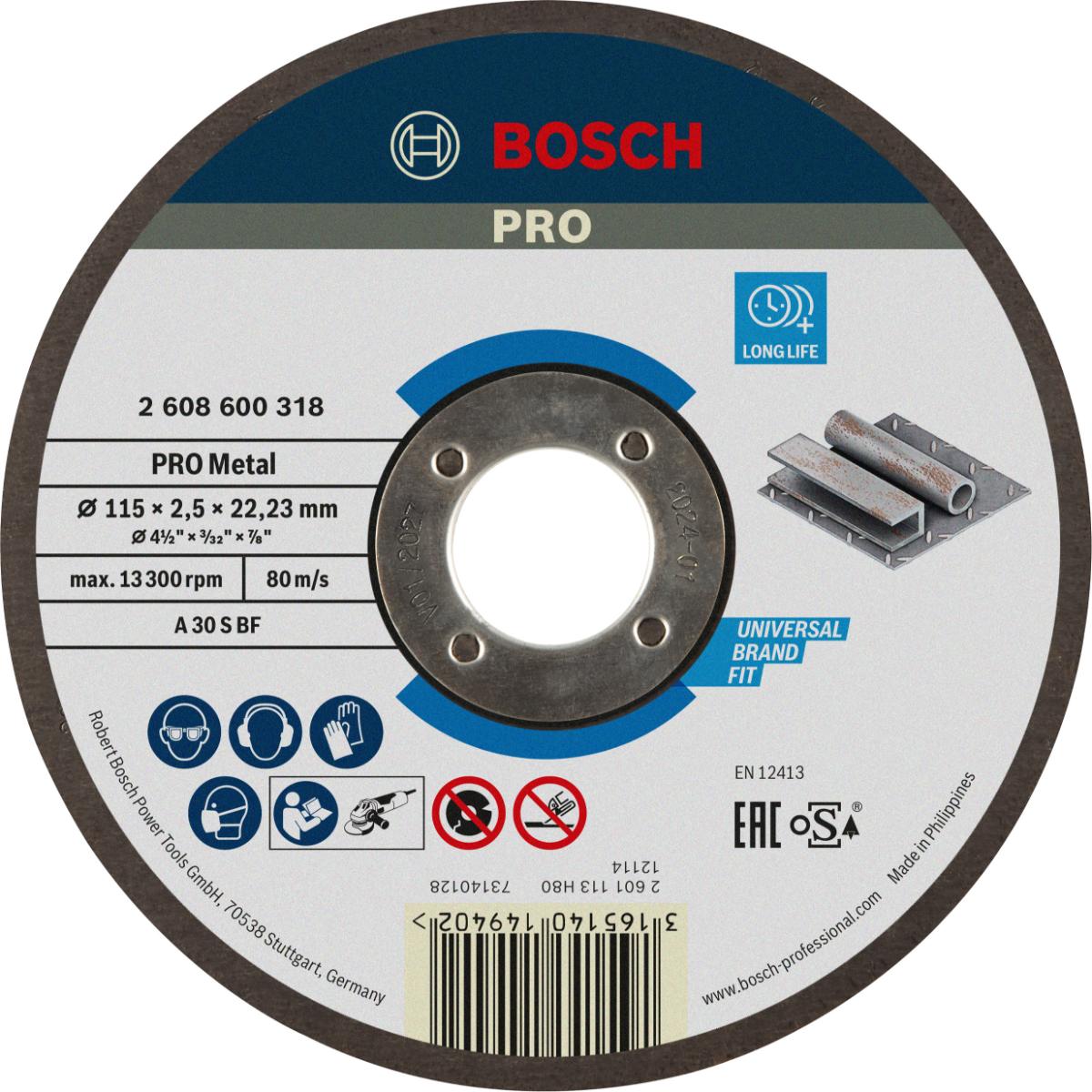 Bosch PRO Trennscheibe gerade Expert for Metal A 30 R BF