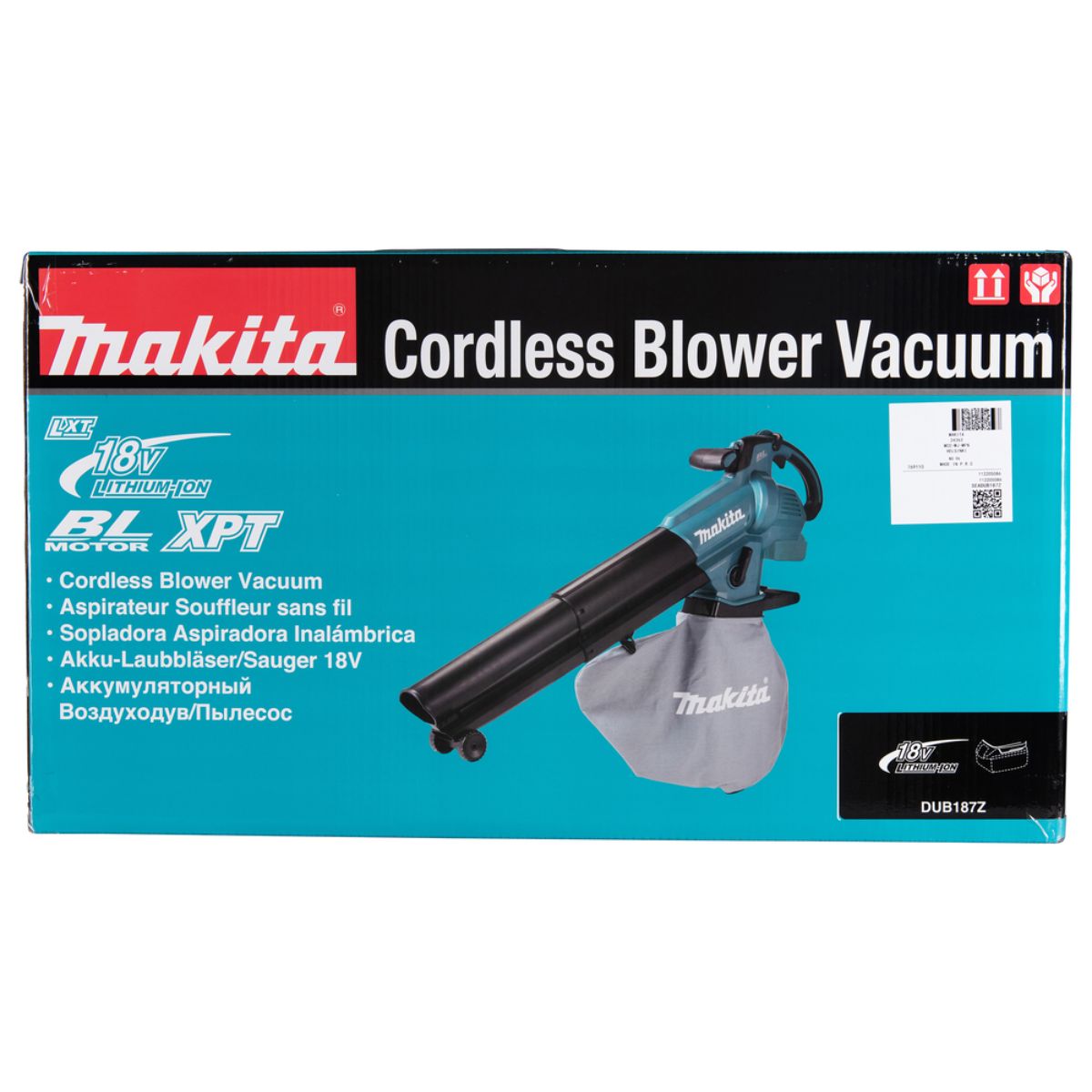 Makita Akku-Laubbläser-Sauger LXT 18V - DUB187Z