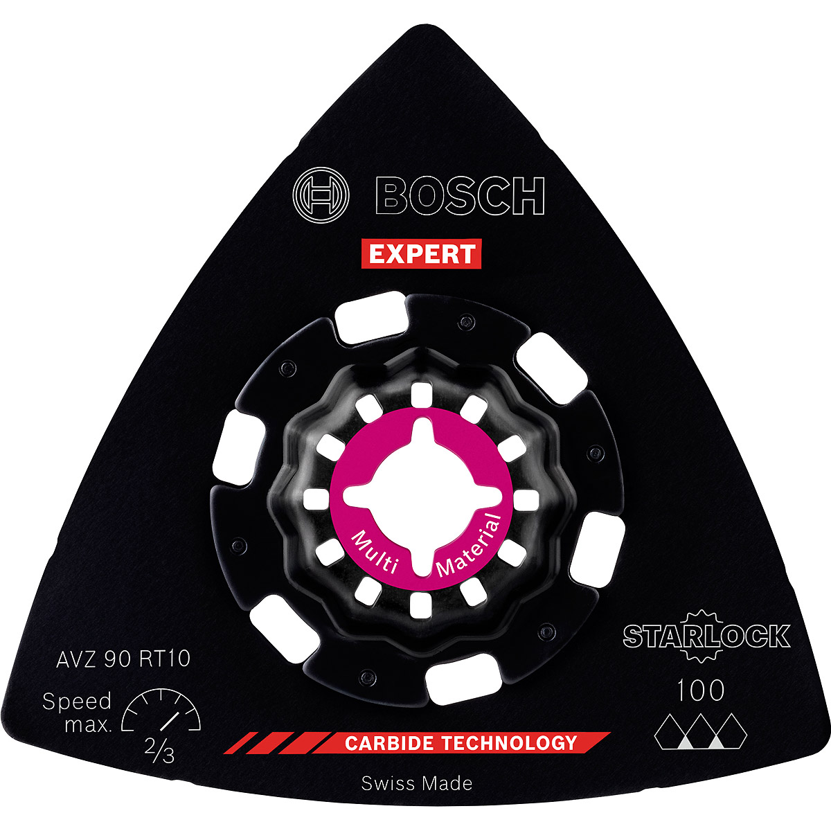 Bosch EXPERT Schleifplatte AVZ 90 RT10 Blatt für Multifunktionswerkzeuge