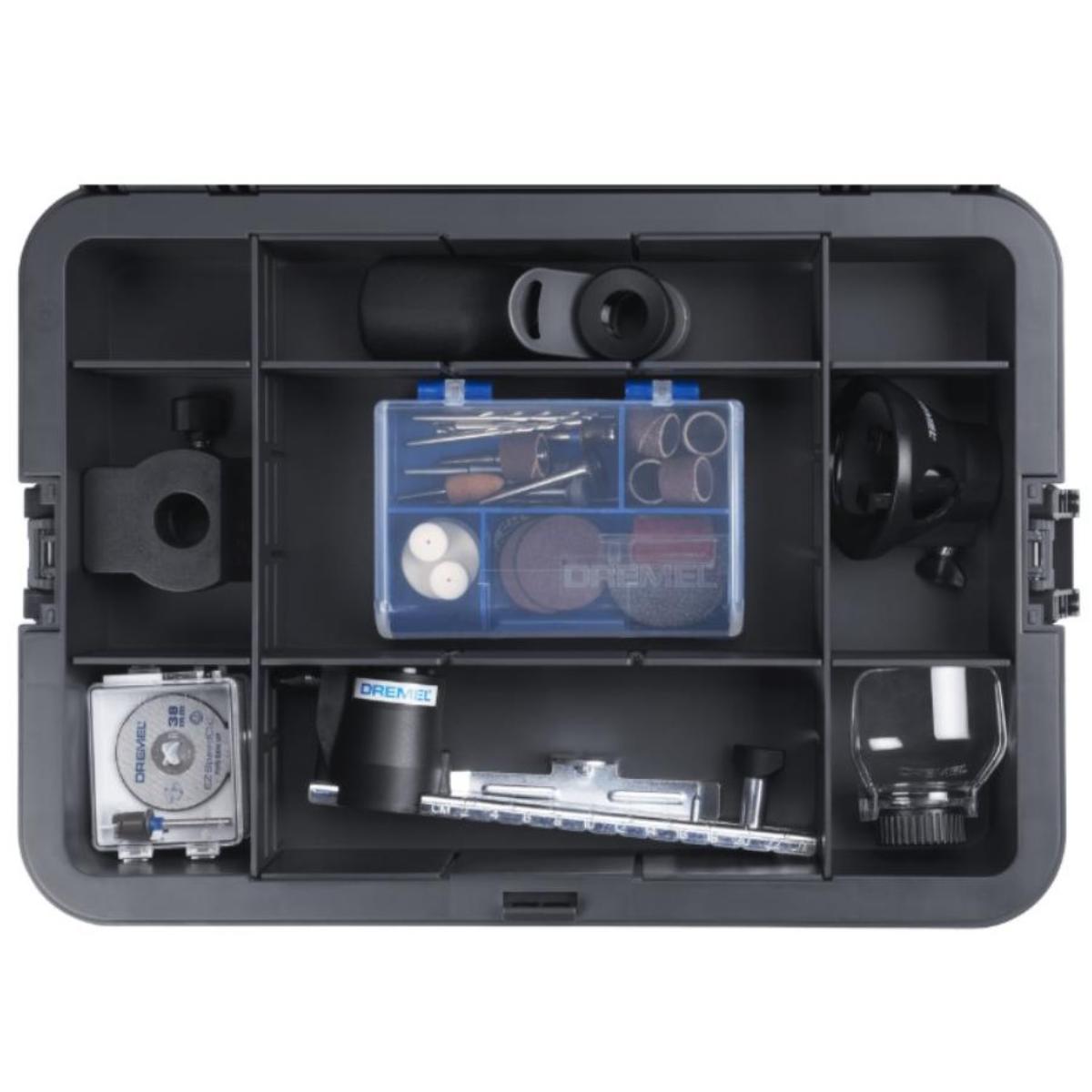 DREMEL 8250, Kabelgebundenes Multifunktionswerkzeug, 65 Zubehöre, 5 Aufsätze