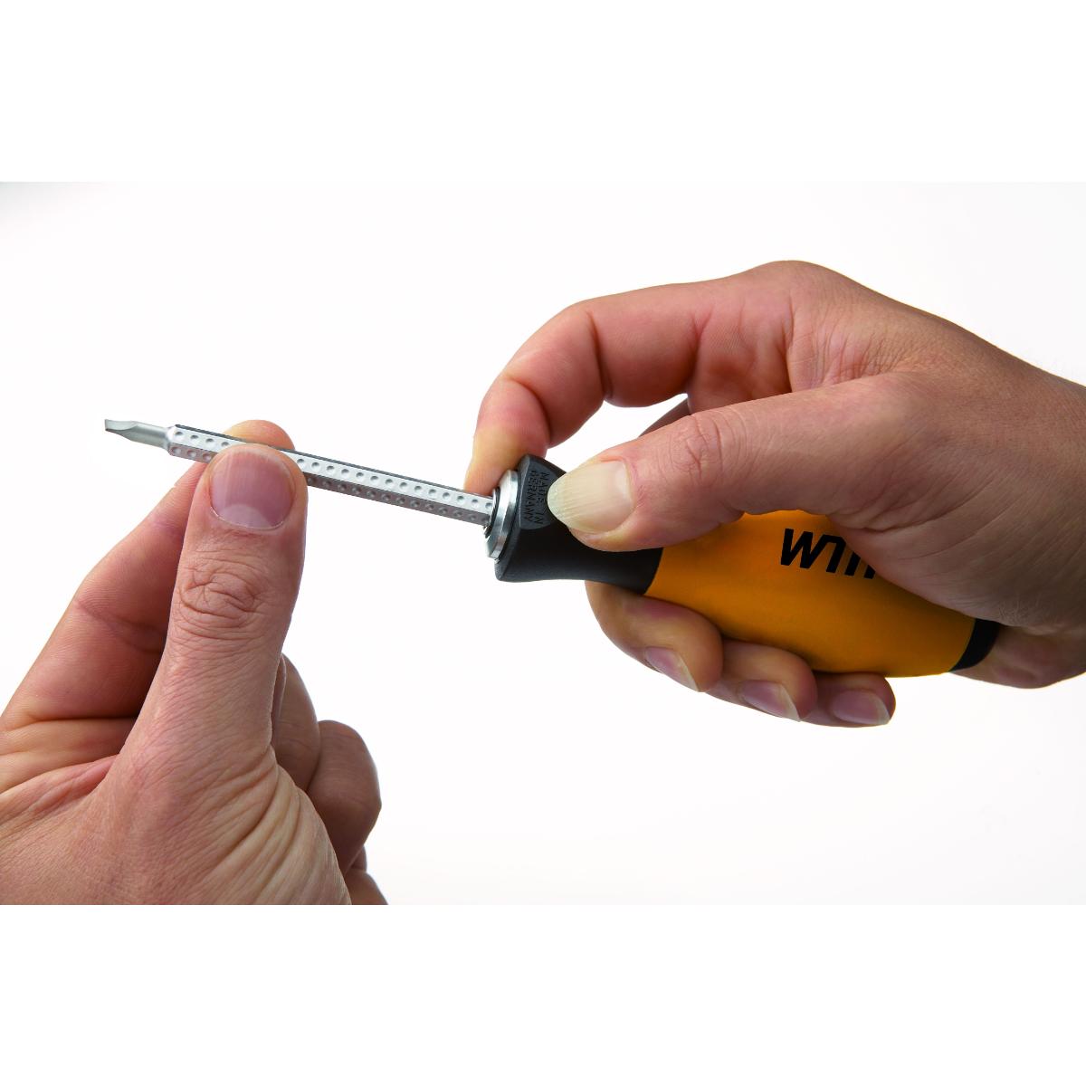 Wiha Schraubendrehergriff SoftFinish -telescopic für SYSTEM 6 Wechselklinge